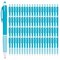 Simply Genius Pens in Bulk - 100 pack of Office Pens - Retractable Ballpoint Pens in Black Ink - Great for Schools, Notebooks, Journals & More (Blue, 100pcs)